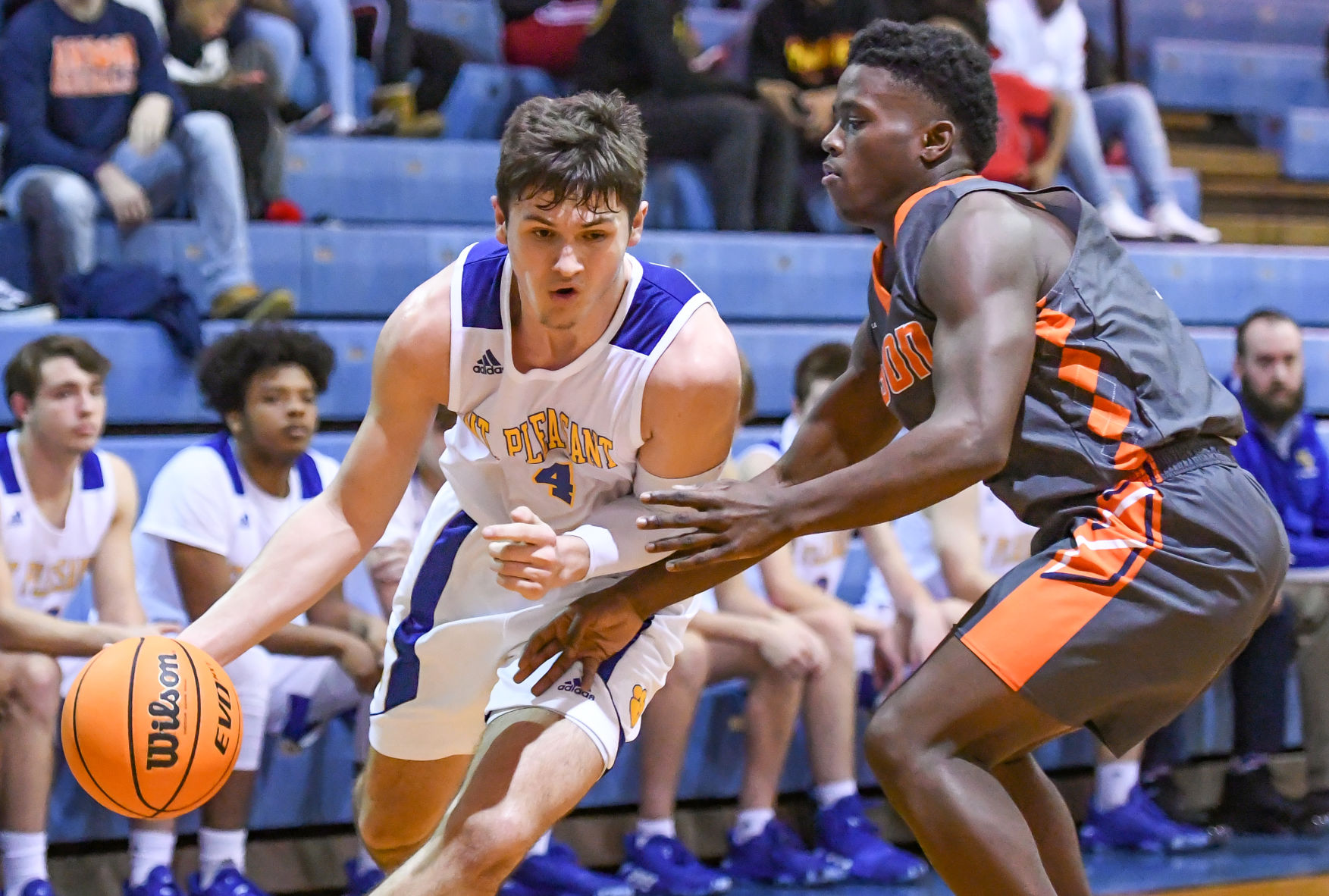 Friday night high school basketball action